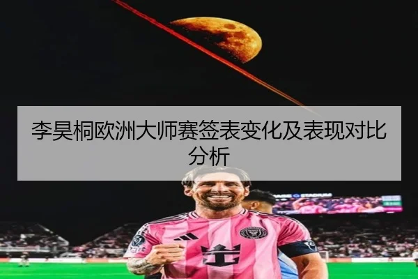 李昊桐欧洲大师赛签表变化及表现对比分析